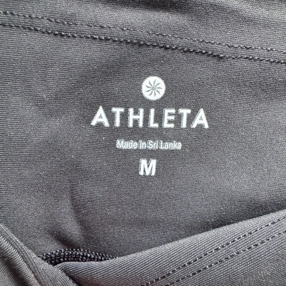Athleta Black Cropped Leggings - Picture 7 of 7